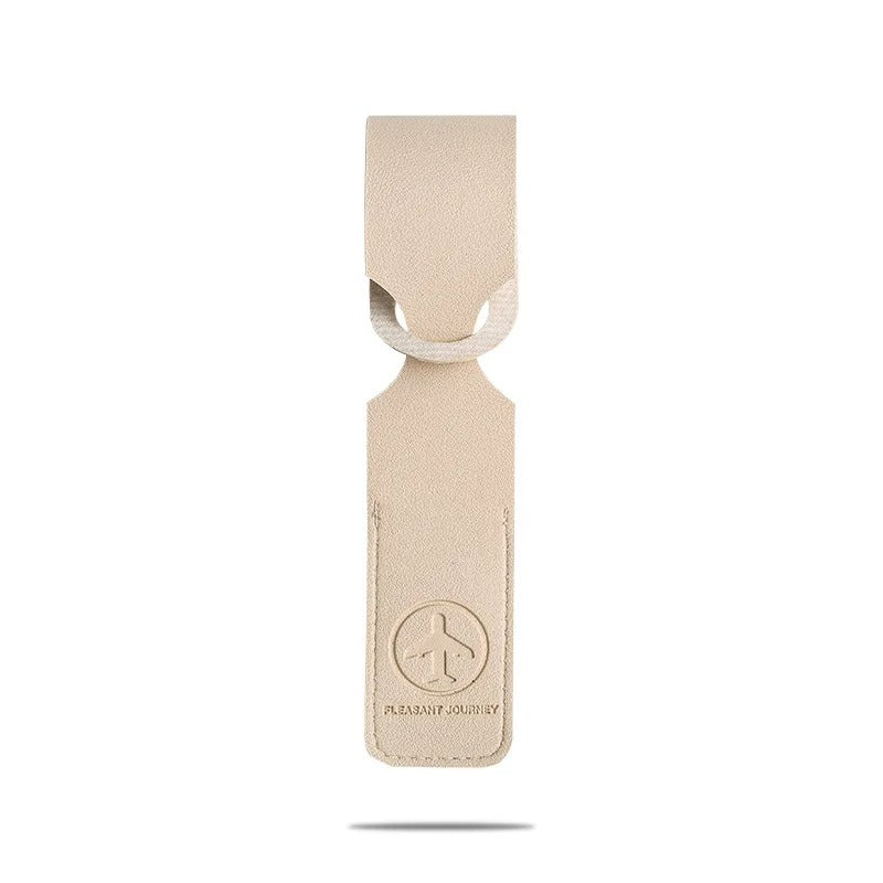 PU Leather Luggage Tag | Creative ID Address Holder for Suitcases and Travel