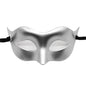 Masquerade Half Face Mask | Elegant Black & White Retro Design