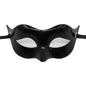 Masquerade Half Face Mask | Elegant Black & White Retro Design