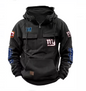 Men's hooded sweatshirt European and American retro multi pocket sweatshirt jacket