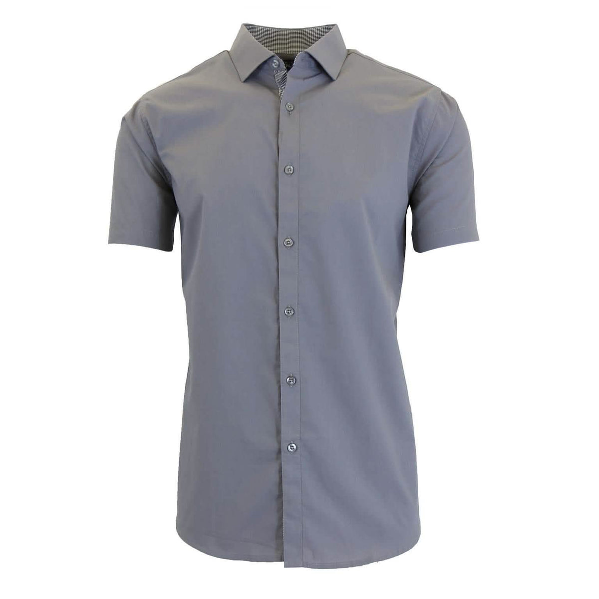 Mens Short Sleeve Dress Shirt