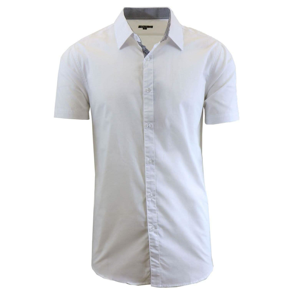 Mens Short Sleeve Dress Shirt
