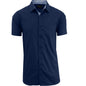 Mens Short Sleeve Dress Shirt