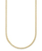 10K Gold Moricci 2MM Italian Cuban Chain Necklace