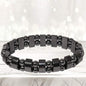 Natural Magnetic Hematite Stretch Bracelets For Men and Women