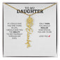 Necklace for Daughter | I Love You - Birth Necklace