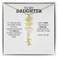 Necklace for Daughter | I Love You - Birth Necklace