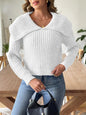 New autumn and winter large collar pullover sweater