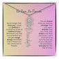 No Rain - No Flowers I Birth Necklace I Name Necklace I Pink
