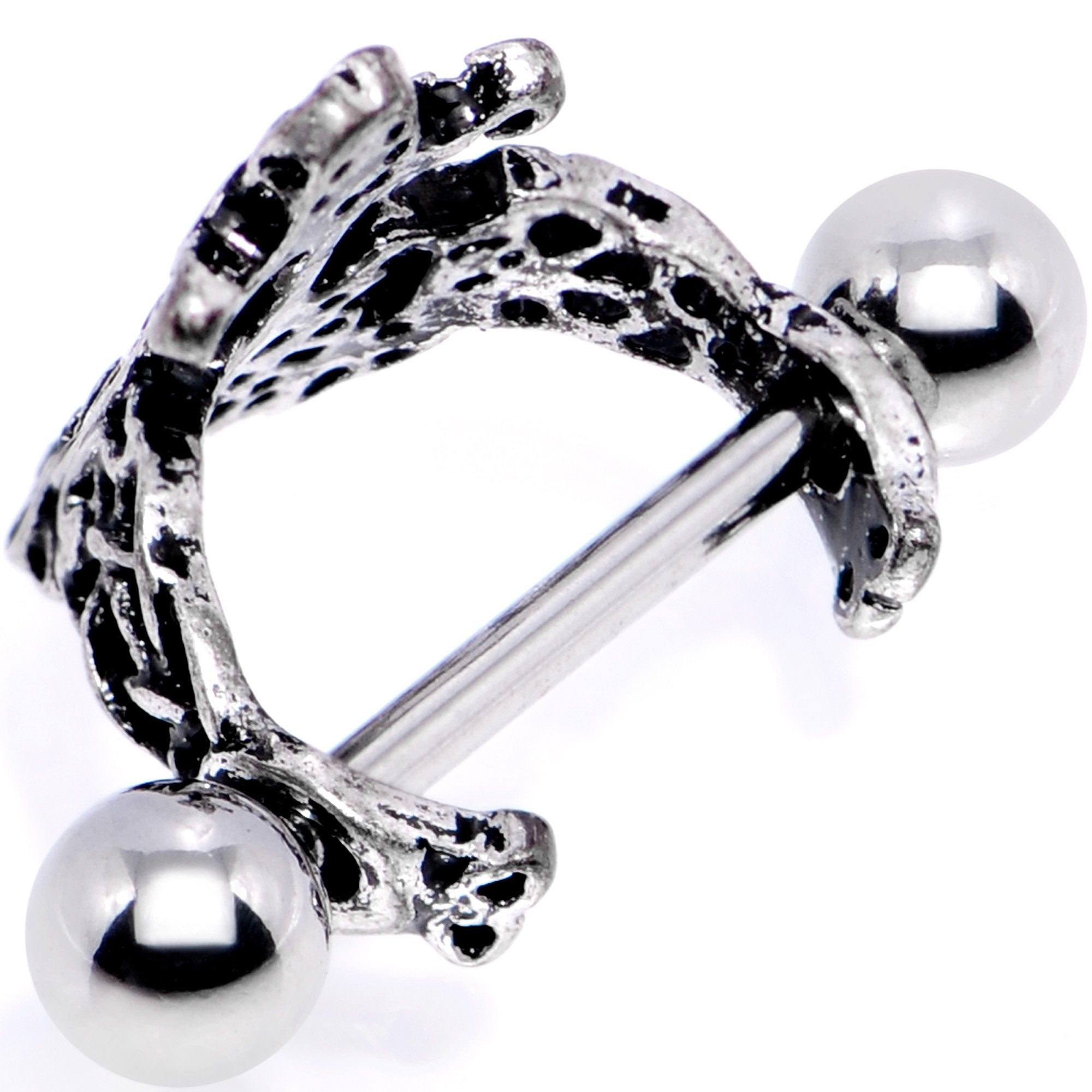 16G 1/2 Rococo Ring Cuff Cartilage Earring