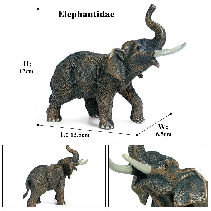 African Elephant Model | Realistic PVC Wildlife Figurine