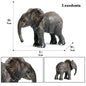 African Elephant Model | Realistic PVC Wildlife Figurine