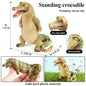 Sarcosuchus Crocodile Action Figure | Hand-Painted Wild Animal Model