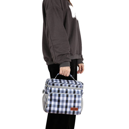 Outdoor new large capacity portable insulated lunch box bag portable office worker lunch bag
