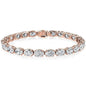 Oval Tennis Bracelets Made With Swarovski Elements