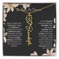 Personalized Flower Necklace