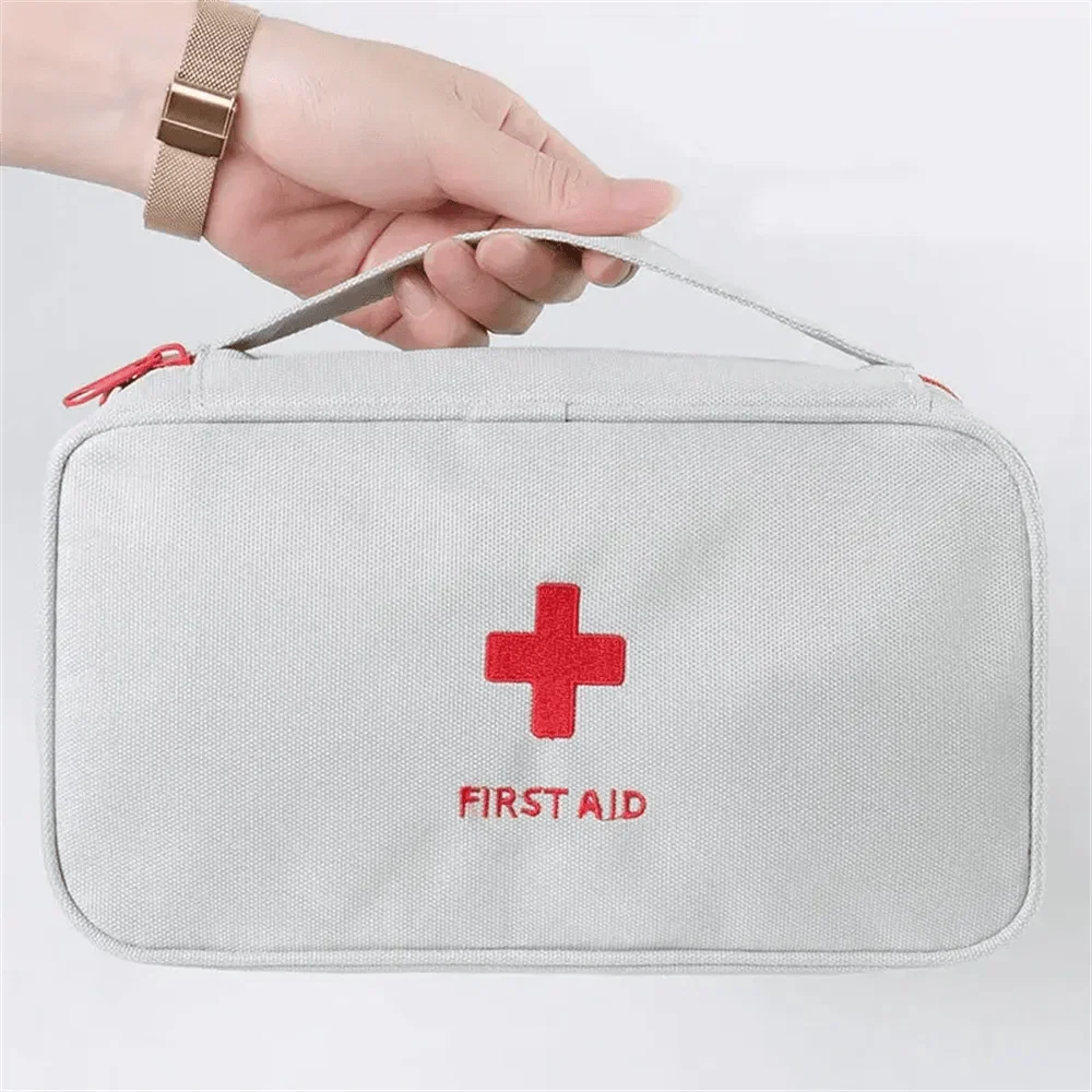 Portable First Aid Kit Bag | Compact Emergency Survival and Medicine Storage Tote