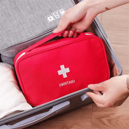 Portable First Aid Kit Bag | Compact Emergency Survival and Medicine Storage Tote