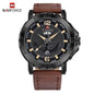 Men's Waterproof Watch With Anchor Detail and Fluorescent Hands Excellent Design Luxury Perfect Gift