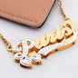 nowadaysfashion Custom Name Necklace Personality Stainless Steel Gold Choker Nameplate Pendant Necklace