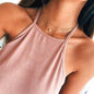 29 stylish Gold necklace on neck Gold chain Women's jewelry layered accesories