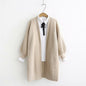 Winter lantern sleeve cardigan Long Sweater Women 2021 Lantern Sleeve Open Stitch Oversized Sweater Knit Coat