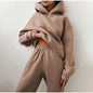 Tracksuit  Fleece Sweatshirts Two Piece Set Oversized Sports Hoodie Suit