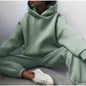 Tracksuit  Fleece Sweatshirts Two Piece Set Oversized Sports Hoodie Suit