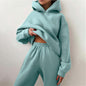 Tracksuit  Fleece Sweatshirts Two Piece Set Oversized Sports Hoodie Suit