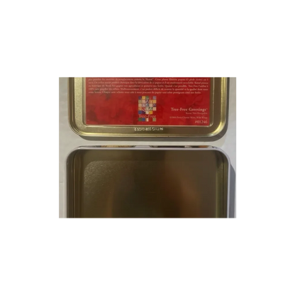 Persis Clayton Weirs Cat Companions Tin 🃏 Tree-Free Greetings 2004 Photo Frame Keepsake, New Hampshire Kenaf Paper Cat Note Card Caddy