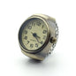 Retro Roman Vintage Punk Finger Watch Ring | Functional Ring Watch with Quartz Movement