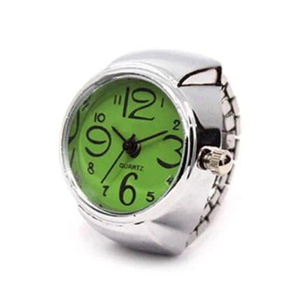 Retro Roman Vintage Punk Finger Watch Ring | Functional Ring Watch with Quartz Movement