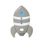 Rocket Silicone Baby Teether Rodent Baby Teething Toys Chewable Animal Shape Baby Products Nursing Gift