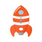 Rocket Silicone Baby Teether Rodent Baby Teething Toys Chewable Animal Shape Baby Products Nursing Gift