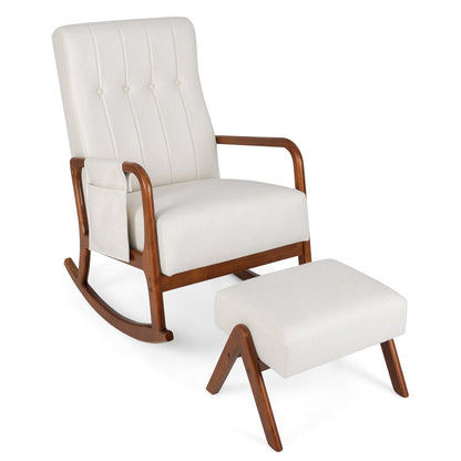 Rocking Chair with Ottoman