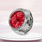 Roman Numeral Punk Gothic Finger Clock Jewelry | Mini Quartz Watch Ring