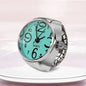 Roman Numeral Punk Gothic Finger Clock Jewelry | Mini Quartz Watch Ring