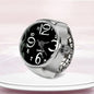 Roman Numeral Punk Gothic Finger Clock Jewelry | Mini Quartz Watch Ring
