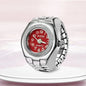 Roman Numeral Punk Gothic Finger Clock Jewelry | Mini Quartz Watch Ring