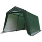 Outdoor Carport Shed with Sidewalls and Waterproof Ripstop Cover