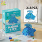 Sea Animal Micro Building Blocks | 3D Mini Brick Sets for Kids and Collectors