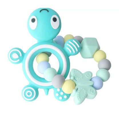 Silicone Baby Teethers Turtle 1PC Food Grade Animal Silicone Tiny Rod Children's Goods Nurse Gift Baby Teether Toys Bite Bites