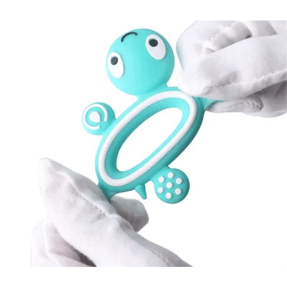Silicone Baby Teethers Turtle 1PC Food Grade Animal Silicone Tiny Rod Children's Goods Nurse Gift Baby Teether Toys Bite Bites