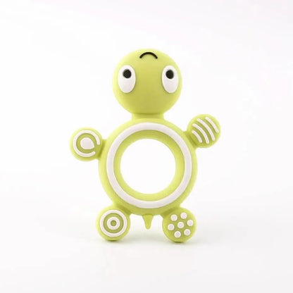 Silicone Baby Teethers Turtle 1PC Food Grade Animal Silicone Tiny Rod Children's Goods Nurse Gift Baby Teether Toys Bite Bites