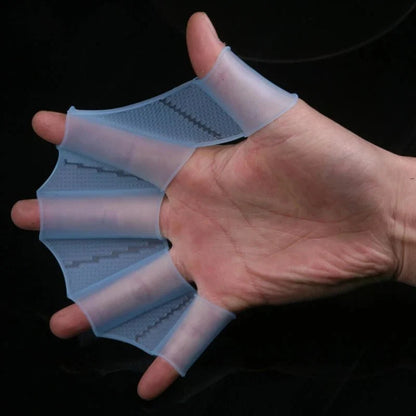 Silicone Swimming Hand Fins | Training Paddles for Adults and Children