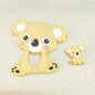Silicone Teether Animal Koala Baby Teether Pendant Food Grade BPA Free Baby Teething Chew Charms Silicone Beads Toy