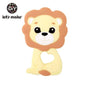Silicone Teether Rodent Cartoon Animals 1pc Food Grade Silicone Pandents,  Teething Toys For Teeth Tiny Rod Baby Teethers Gift