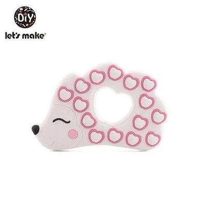Silicone Teether Rodent Cartoon Animals 1pc Food Grade Silicone Pandents,  Teething Toys For Teeth Tiny Rod Baby Teethers Gift