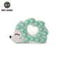 Silicone Teether Rodent Cartoon Animals 1pc Food Grade Silicone Pandents,  Teething Toys For Teeth Tiny Rod Baby Teethers Gift