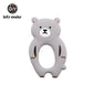 Silicone Teether Rodent Cartoon Animals 1pc Food Grade Silicone Pandents,  Teething Toys For Teeth Tiny Rod Baby Teethers Gift